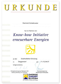 Know-how Initiative erneuerbare Energien